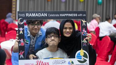 The influencers were part of a group of social media celebrities, entrepreneurs and actors who took part in the iftar