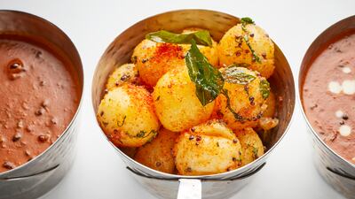 Aloo podi by chef Sameer Taneja, Benares Restaurant & Bar, London