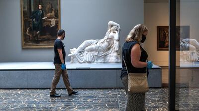 Louvre Abu Dhabi and NYU Abu Dhabi's online symposium Reframing Museums has kicked off. Victor Besa / The National