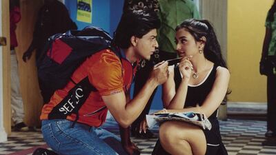 Shah Rukh Khan and Rani Mukerji in 'Kuch Kuch Hota Hai', one of the biggest Bollywood hits of the 1990s. Photo: Everett / Rex Shutterstock