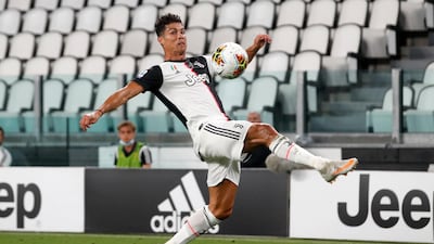 Juventus' Cristiano Ronaldo, 35, has scored 31 goals. AP