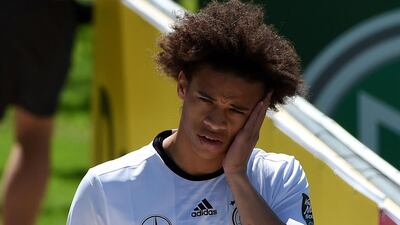 Leroy Sane is in demand this summer, with Manchester City, Real Madrid and Bayern Munich all interested in his signature. Patrik Stollarz / AFP