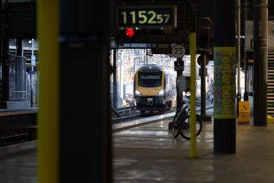 Many parts of Britain will have no trains, including most of Scotland and Wales on strike days this week. EPA