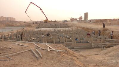 Work has started on 13,000 housing units financed by the UAE to accommodate 80,000 people in the 6th of October City, Egypt. Courtesy of Wam