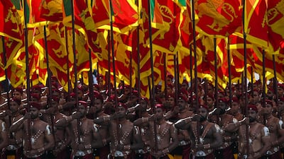 Sri Lankan army soldiers. AFP