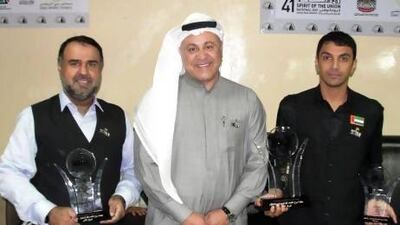 The 36-year-old Mohammed Shehab found it difficult to control the cue ball due to humidity in the championship final on Monday. Courtesy UAE BSA