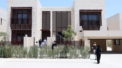 This week the developer announced that the project’s key infrastructure work was nearly finished with all the underground services including water, sewerage and electrical cables installed., All electrical substations and lifting stations are completed, the main roads have all been paved and all light pole bases and electrical cables have been fitted. Pawan Singh / The National