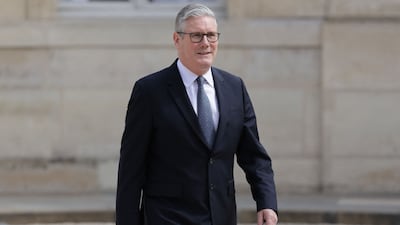 Britain's Prime Minister Keir Starmer on Friday. Photo by Ludovic MARIN / AFP