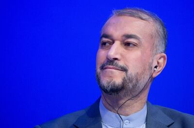 FILE PHOTO: Iranian Foreign Minister Hossein Amirabdollahian attends a discussion at the World Economic Forum 2022 (WEF) in the Alpine resort of Davos, Switzerland May 26, 2022. REUTERS / Arnd Wiegmann / File Photo