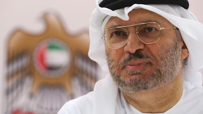 UAE Minister of State for Foreign Affairs Anwar Gargash. AP