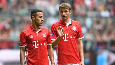 Bayern Munich's Thomas Muller shown during a training session. Christof Stache / AFP / August 6, 2016