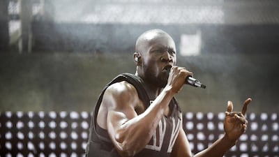 British rapper Stormzy has pledged £10million over ten years to help fight racism, seen here at Glastonbury Festival in Britain, in 2019. Reuters