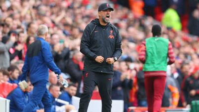 Liverpool manager Jurgen Klopp. Getty