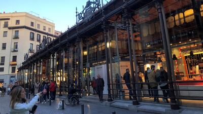 The Mercado San Miguel is seeing a rise in shoppers. Holly Aguirre / The National