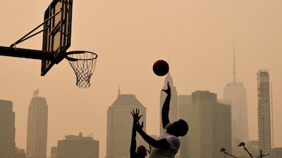 Wildfire smoke from Canada has resulted in poor air quality in New York, forcing authorities to issue health warnings. AFP
