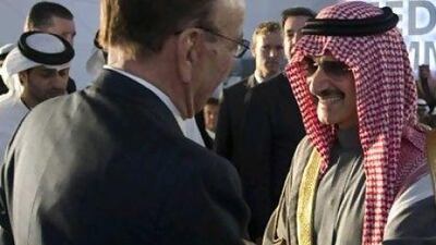 The partnership of Rupert Murdoch, left, with Prince Al Waleed bin Talal has been unshakeable despite the phone hacking scandal News Corp is embroiled in. Karl Jeffs / Getty Images