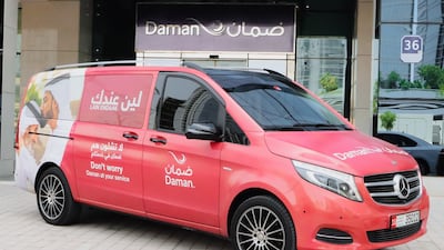 A vehicle that will be used to provide mobile services to Daman customers who are elderly or disabled. Courtesy: Daman