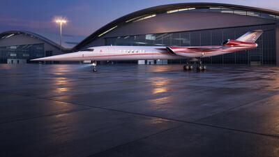 The Aerion AS2, the world's first supersonic business jet, being developed by Lockheed Martin plane maker Aerion. Courtesy Aerion