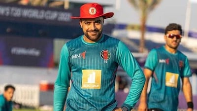 Afghanistan bowler Rashid Khan believes the large support for his team in the UAE can boost their T20 World Cup chances. Courtesy Abu Dhabi Cricket