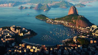 Sugarloaf Mountain in Rio de Janeiro, Brazil, which is a World Cup 2014 host city. Buda Mendes / Getty Images