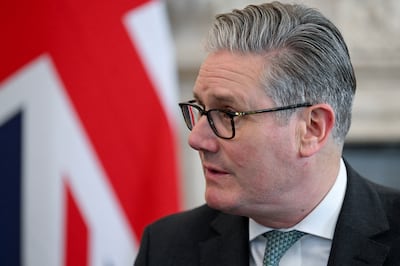 British Prime Minister Keir Starmer is to begin a visit to the Gulf on Wednesday in support of peace efforts. Photo: Reuters