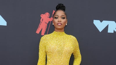 Keke Palmer in Yousef Al Jasmi at the 2019 MTV Video Music Awards on August 26, 2019. EPA