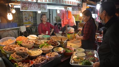 A street food market in Taipei. Photo by Rosemary Behan