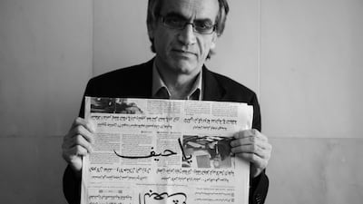 Samih Choukaer - "Shame on You" 2012 from from Jaber Al Azmeh's The Resurrection. (Courtesy: Green Art Gallery)