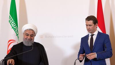 Austria's Chancellor Sebastian Kurz said Iran had promised to shed light on the role of the diplomat arrested in a bomb plot probe / AFP / ALEX HALADA