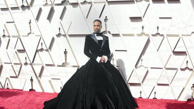 2019: Billy Porter wears a Christian Siriano tuxedo-gown at the 91st Annual Academy Awards on February 24, 2019. AFP