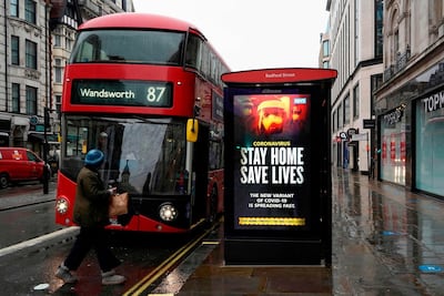 The National Health Service has launched the 'Stay Home, Save Lives' campaign. AFP