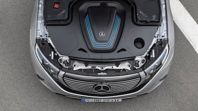 The platform required significant re-engineering to slot the bulky 642kg battery pack under the passenger cell. Courtesy Daimler AG