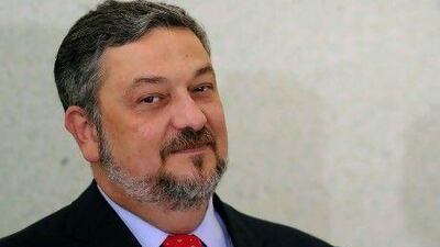 Antonio Palocci, the former chief of staff to the Brazilian president Dilma Rousseff. AFP