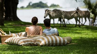 Guests can enjoy any number of spots to take in the views of the river and the animals. The Royal Livingstone Zambia Hotel by Anantara