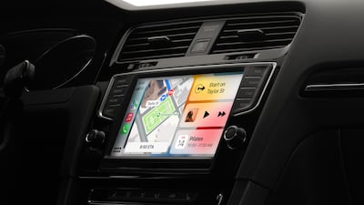 Apple CarPlay users will be to simply tap on an app to purchase fuel straight from their car, skipping the usual credit card process at the pump. Photo: Apple