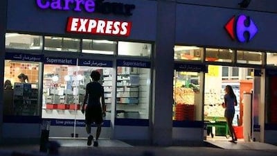 Carrefour aims to entice customers with its Market brand in an increasingly competitive industry. Pawan Singh / The National