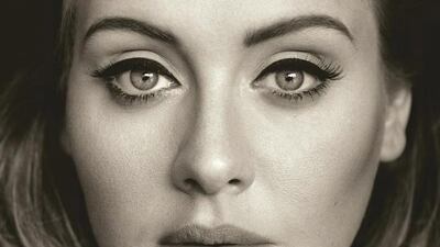 This CD cover image released by Columbia Records shows 25 the latest release by Adele. Columbia via AP