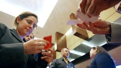 Corporate Counsel Middle East helps lawyers to identify their colleagues who might be practising in similar areas. Pawan Singh / The National