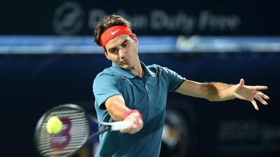 Roger Federer has won the Dubai title five times. Pawan Singh / The National