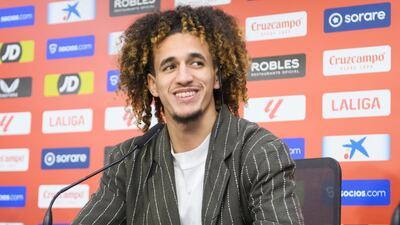 Sevilla have the option to buy Hannibal Mejbri for £14 million plus £3 million in add-ons. Manchester United have a buy-back option until June 2026, and a sizeable sell-on fee if he is sold elsewhere. EPA