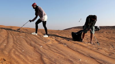 A portable toilet, children's toys and an abandoned tent were just some of the waste cleared by volunteers.