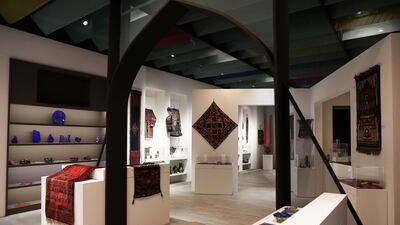 Different craft on display at the Afghanistan pavilion. Pawan Singh / The National