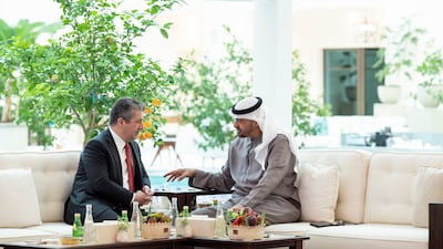 Sheikh Mohamed speaks with Mr Barzani about bilateral relations between the UAE and Iraq in general, and the Kurdistan Region in particular