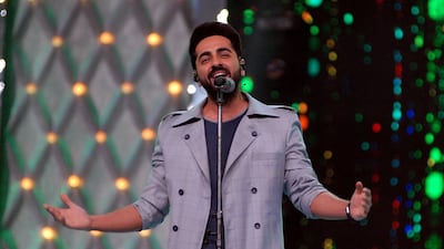 Bollywood actor and singer Ayushmann Khurrana. Sujit Jaiswal / AFP
