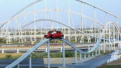 First Gulf Bank Masdar Card’s Platinum benefits include premium upgrades at Ferrari World Abu Dhabi on Yas Island. Ravindranath K / The National