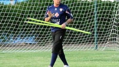 Mahdi Ali, the new national football team coach, knows expectations will be high after his recent success with the Olympic side. Courtesy of Arshad Abuobaker