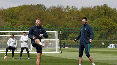 Christian Eriksen, centre, could hold the keys to Tottenham Hotspur's entry into the Uefa Champions League final. Adrian Dennis / AFP
