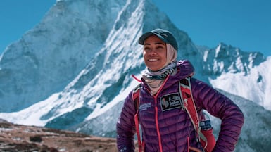 Nadhira Al Harthy was the first Omani woman to summit Mount Everest. Photo: Nadhira Al Harthy