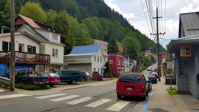 A historic part of Juneau, the Alaska state capital. Rosemary Behan