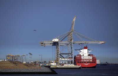 DP World’s London Gateway port at Stanford-le-Hope. Bloomberg